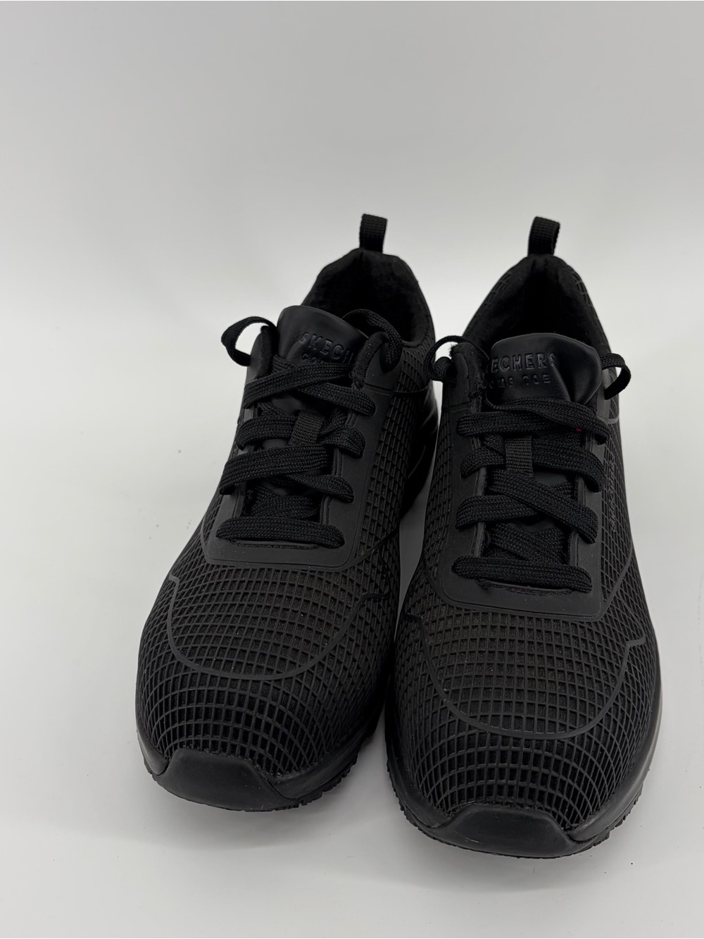 Skechers‎ Uno SR Jhansi Comp Safety Toe Work Sneakers Women's Size 8.5 M, Black